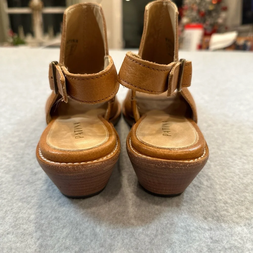 Patina Leather Sandals - Picture 6 of 8